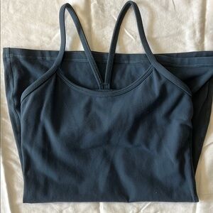 Dark Greyish Blue Y Tank Top